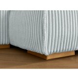 Bobochic Paris Svijetlo siva sklopiva/s prostorom za odlaganje sofa od samta 244 cm Chelsea – | shoptok.hr