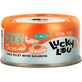 Lucky Lou Extra Food Filet u juhi 12 x 70 g - Tunjevina i losos | shoptok.hr