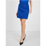 Orsay Blue Checkered Skirt - Ladies Cijene