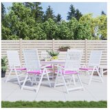 vidaXL Blazine za vrtne stole 6 kosov roza 40x40x3 cm tkanin | Shoptok.si