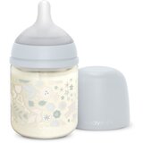 Suavinex Wonderland SX Pro Physiological Anti-Colic Glass steklenička za dojenčke S Slow Flow 0 m+ Liberty Blue 120 ml | Shoptok.si