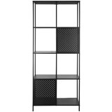 Støraa Črn kovinski regal 75x180 cm Charleston – | Shoptok.si