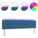  LED Headboard s prešito gumbkovanjem temno modra 100 cm žamet, (22052869) | Shoptok.si