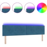  LED Uzglavlje s dugmadima tamnoplave boje 100 cm baršun | shoptok.hr