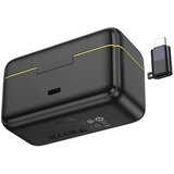 hoco. brezžični lavalier mikrofon Lightning/Type-C Dual (pakiranje po 2 kosa) L17 črn | Shoptok.si