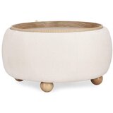 BIZZOTTO Kremno bel tabure iz tkanine bouclé Irisha – | Shoptok.si