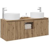  Set ormarića za kupaonicu 3 kom. Hrast artisan Smeđa 49,5 x 44,5 x 65,5 cm | Shoptok.si