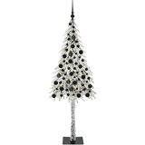 vidaXL Božično drevo med 300 LED z stojalom Bela 180 cm PE in jeklo | Shoptok.si