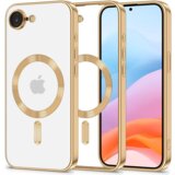  Magshiny ovitek za Iphone 16e Magsafe - prozoren z zlato obrobo | Shoptok.si