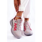 Big Star Women's sports shoes Sneakers KK274060 Grey Cene