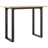  Blagovaonski stol O-oblika 100x50x75 cm od borovine i čelik | shoptok.hr