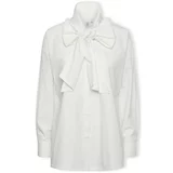 Y.a.s Topi & Bluze YAS Sigga Shirt L/S - Star White Bela