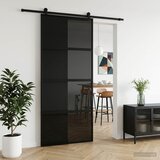  Klizna vrata 90 x 205 cm Kaljeno Staklo i Aluminij | shoptok.hr