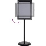  Stalci za plakate 2 pcs Crna 45 x 32,7 x 108 cm Aluminij | shoptok.hr