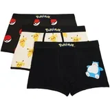 Komplet od 3 para bokserica Pokémon - Žuta