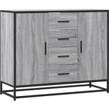 Maison Chic Komoda - Predalnik siva sonoma 92x35x76 cm inženirski les, (21717629) Cene