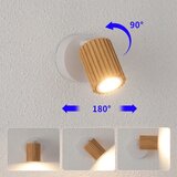  Brilagi - Zidna spot svetiljka MODERN WOOD 1xGU10/8W/230V drvo/bela | Eponuda.com