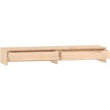  Stojalo za zaslon 100x27x15 cm trdna borovina, (20769674) | Shoptok.si