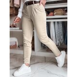 DStreet Spodnie damskie chinosy z paskiem MODELA cappuccino | ePonuda.com