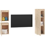 TV omarica 3 kosi trdna borovina, (20730223) | Shoptok.si