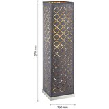 Modern Living namizna svetilka elin, črna, zlata, 40 w | Shoptok.si