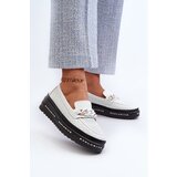 S. BARSKI Women's Leather Platform Loafers with Chain S.Barski | Shoptok.si