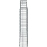 Lučne gabionske košare 6 kom 200x30x40/60 cm pocinčano željezo | shoptok.hr