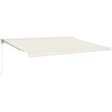  Tenda na uvlačenje krem 4 x 3 m od tkanine i aluminija | shoptok.hr