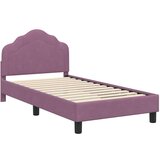  Krevet za djecu s uzglavljem Ljubičasta 80 x 160 cm Baršun | shoptok.hr