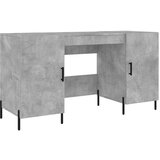 vidaXL Pisalna miza betonsko siva 140x50x75 cm inženirski les, (20787506) Cene