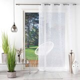 Douceur d intérieur Bela/v srebrni barvi prosojna zavesa iz tančice 140x240 cm Floressia – | Shoptok.si