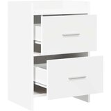  Noćni ormarići 2 pcs Bijela 40 x 30 x 60 cm Konstruirano drvo | shoptok.hr