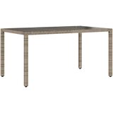 vidaXL 9-dijelni vrtni bistro set od poliratana s jastucima sivi | shoptok.hr