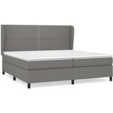 The Living Store Box spring postelja z vzmetnico temno siva 200x200 cm blago - Box Spring Postelja, (21520623) | Shoptok.si