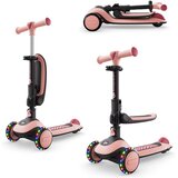 Kinderkraft Rozi dječji romobil sa sjedalom HALLEY 2 Rose Pink | Shoptok.si