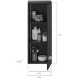 MID.YOU Kopalnica Linus, Črna | Shoptok.si
