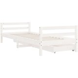  Za dječji krevet s ladicama bijeli 90 x 200 cm borovina | shoptok.hr
