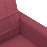  Dvosjed od tkanine crvena boja vina 120 cm | shoptok.hr