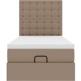  Otomanski krevet s madracem cappuccina 80x200cm umjetna koža | shoptok.hr