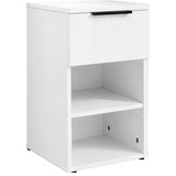 Time NOČNA OMARICA, bela, visoki sijaj | Shoptok.si