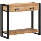  Konzolna stolica Smeđa 90 x 33 x 75 cm Čvrsto drvo akacije | shoptok.hr