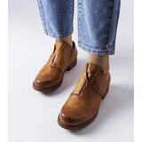 Gemre Brown slip-on perforated shoes Seymour | ePonuda.com