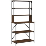  Pekarski stalak sa 6 razina Smeđi hrast 90x40x180 cm drveni | shoptok.hr