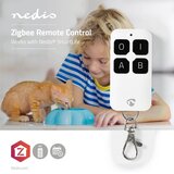 Nedis Zigbee 3.0 daljinski upravljalnik za scenarije pametnega doma preko prehoda, 4 gumbi, Bela, (5000277116) | Shoptok.si