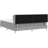 Krevet s opruga kutije Svjetlosiva 180 x 200 cm tkanina | Eponuda.com