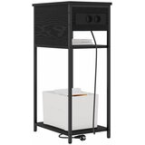  Noćni ormar Crni hrast 41 x 28 x 76 cm Konstruirano drvo | Eponuda.com