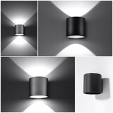 Sollux SL.0048 - zidno svetlo orbis 1 1xG9/40W/230V crna | Eponuda.com