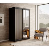 ADRK Garderobna omara z drsnimi vrati Delia 120 cm - črna | Shoptok.si