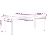  9-dijelni vrtni blagovaonski set crni | shoptok.hr