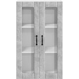  Zidni stakleni ormarić LUCCA Betonska siva 60 x 31 x 100 cm | Eponuda.ba